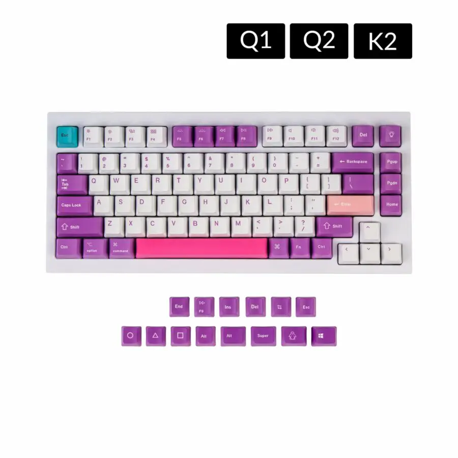 OEM Dye-Sub PBT Keycap Set - Unicorn