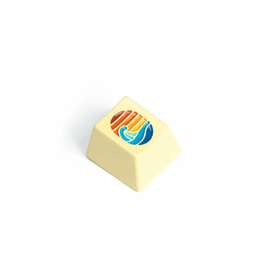 Keychron Colorful Great Wave Metal Artisan Keycap - Image 2