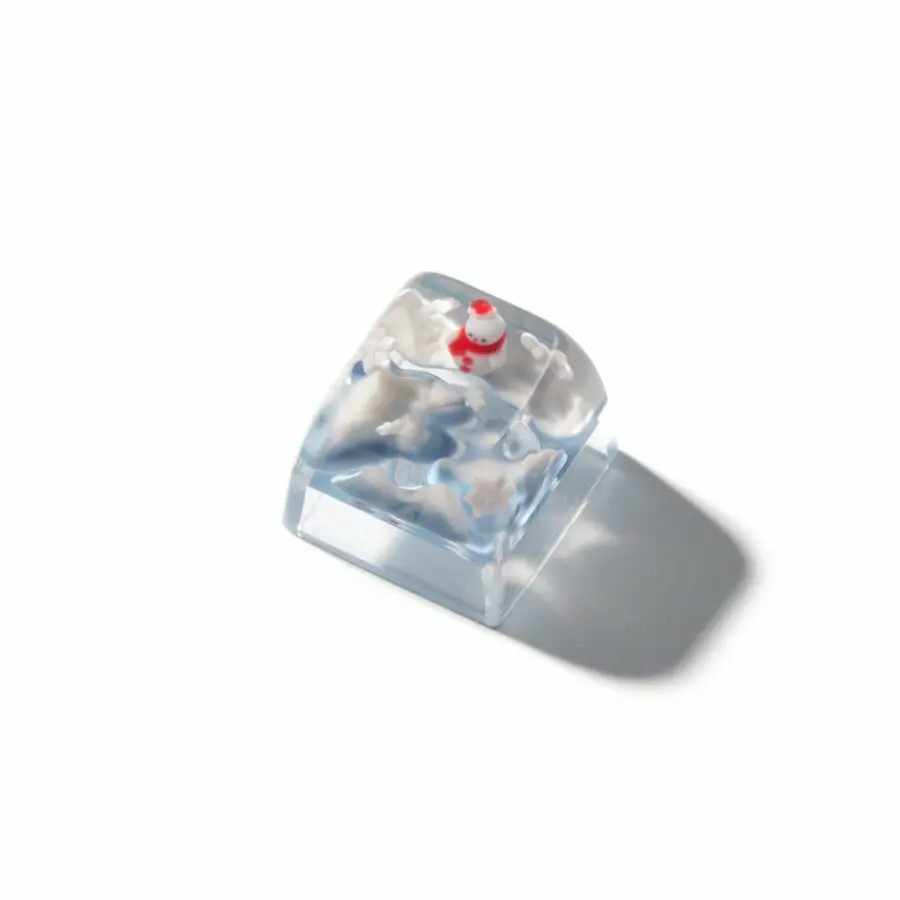 Santa Hat Resin Artisan Keycap - Image 2