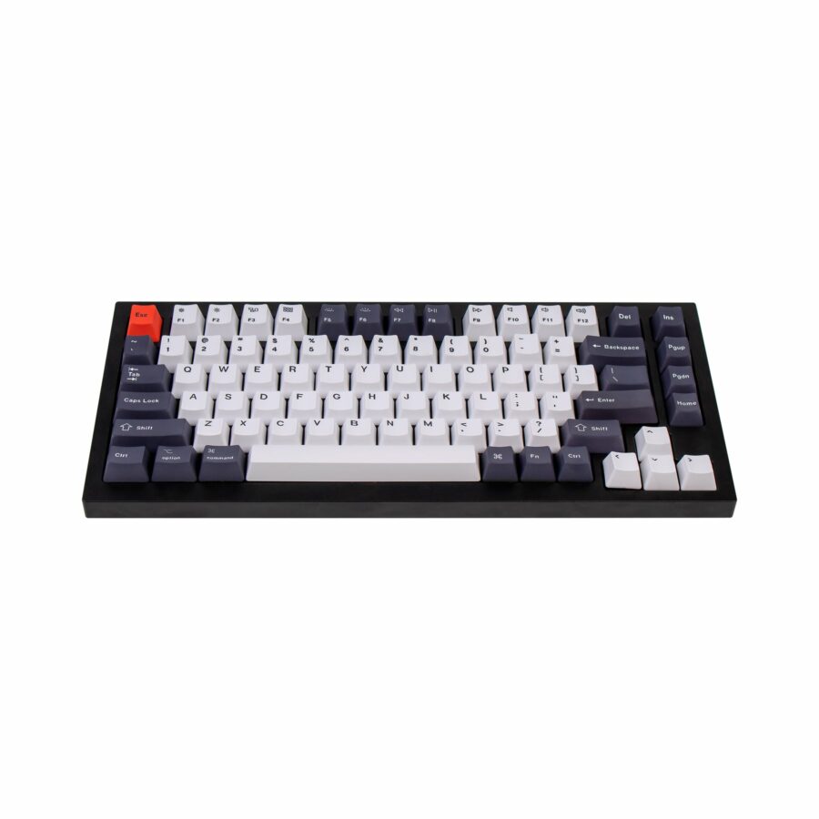 OEM Dye-Sub PBT Keycap Set - Bluish Black White - Image 2