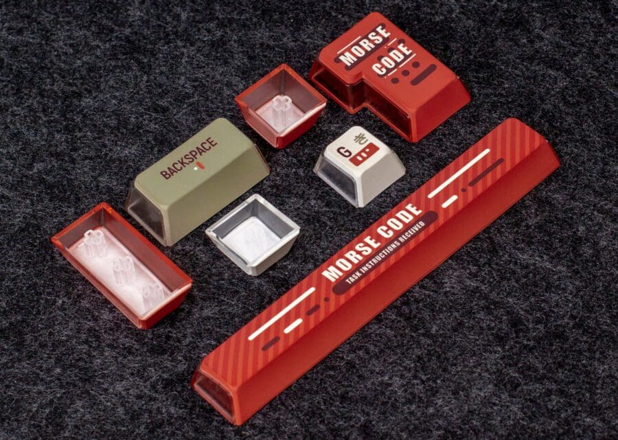 OEM Dye-Sub PBT Full Set Keycap Set - Morse Code | Keychron