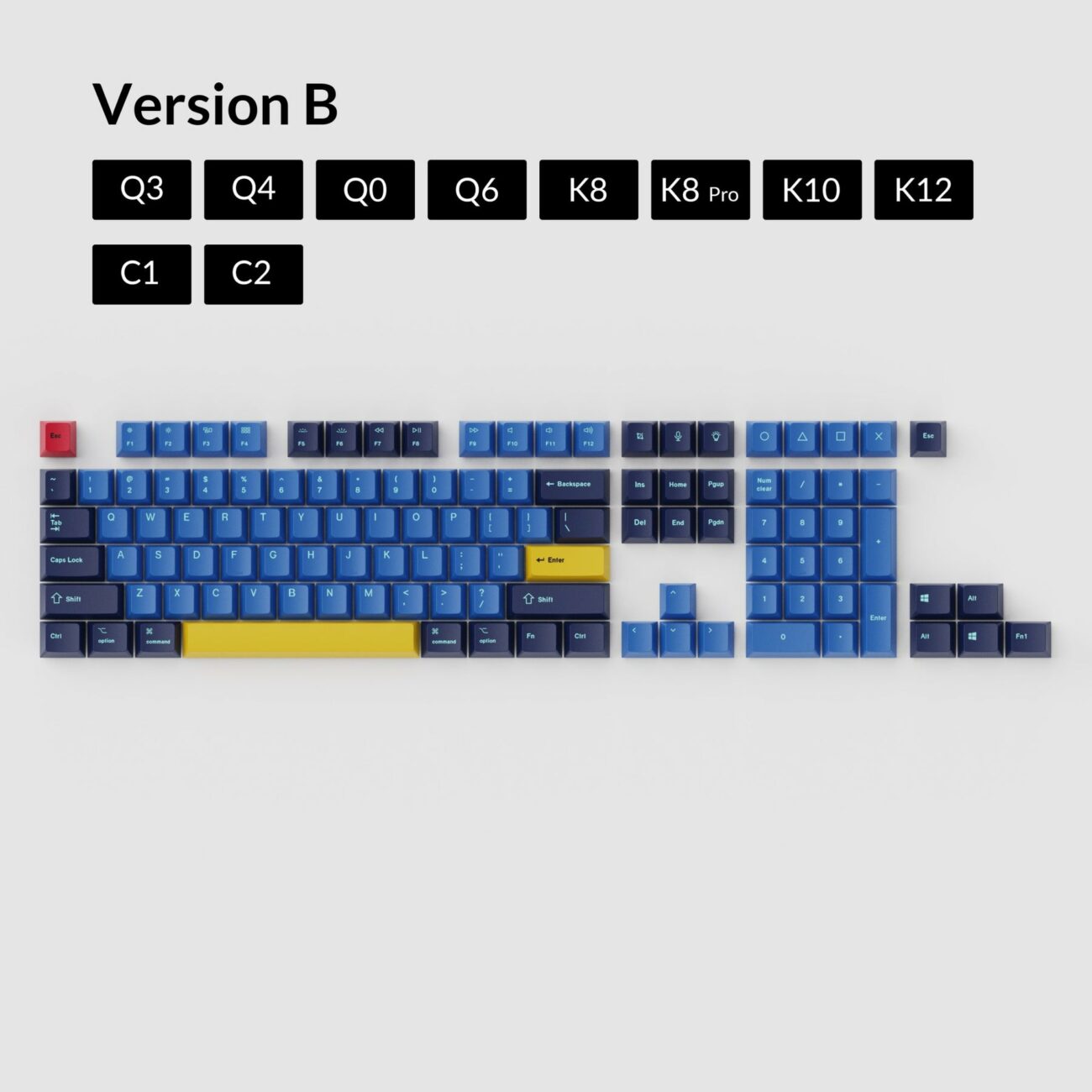 OEM Dye Sub PBT Keycap Set Beach Keychron