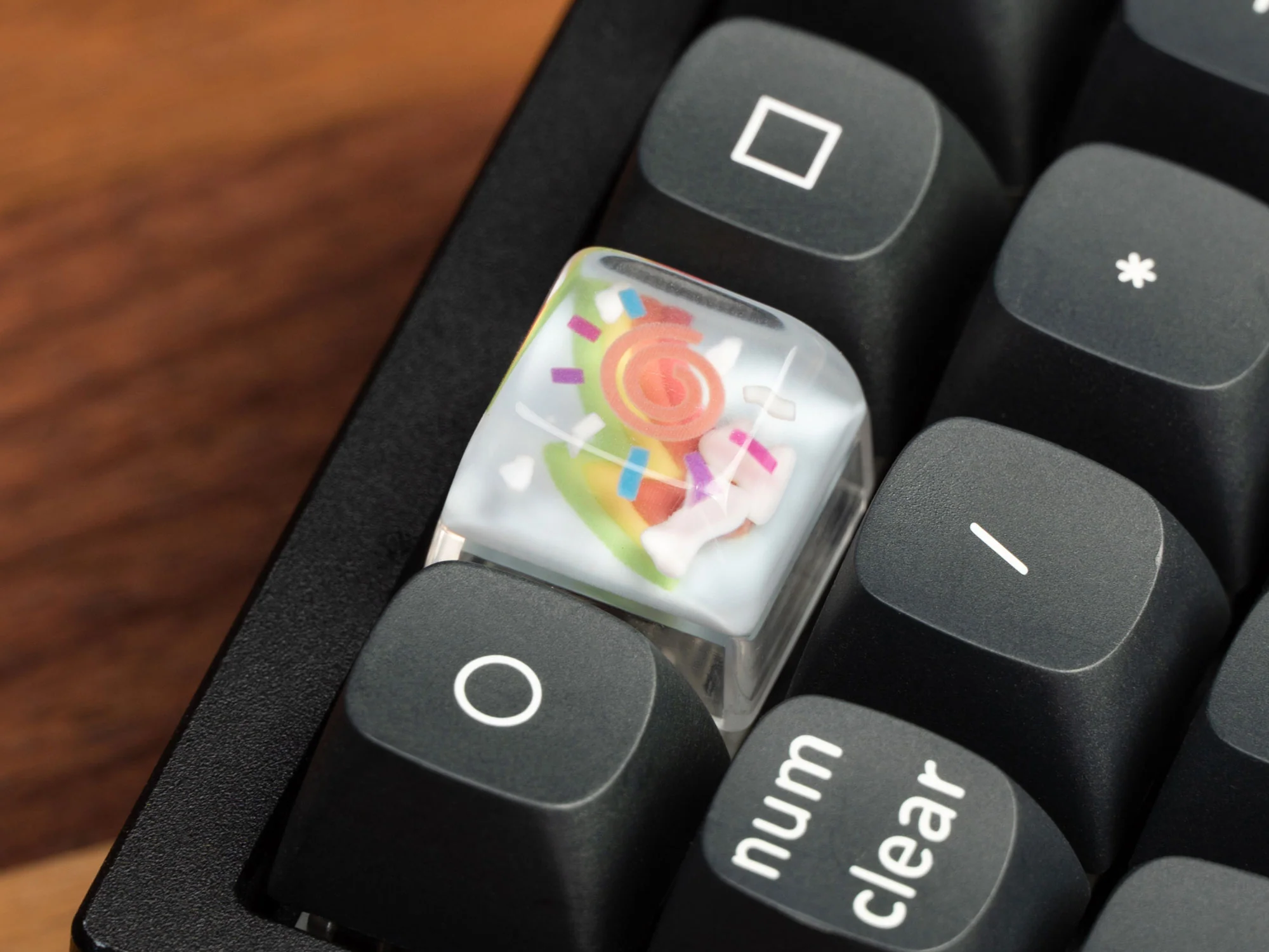 Rainbows-And-Sunshine-Resin-Artisan-Keycap-1