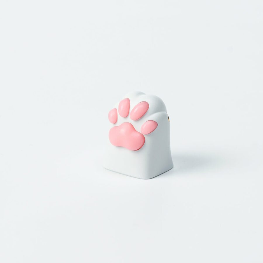 Silicone Kitty Paw Aluminum Alloy Artisan Keycap - Image 2