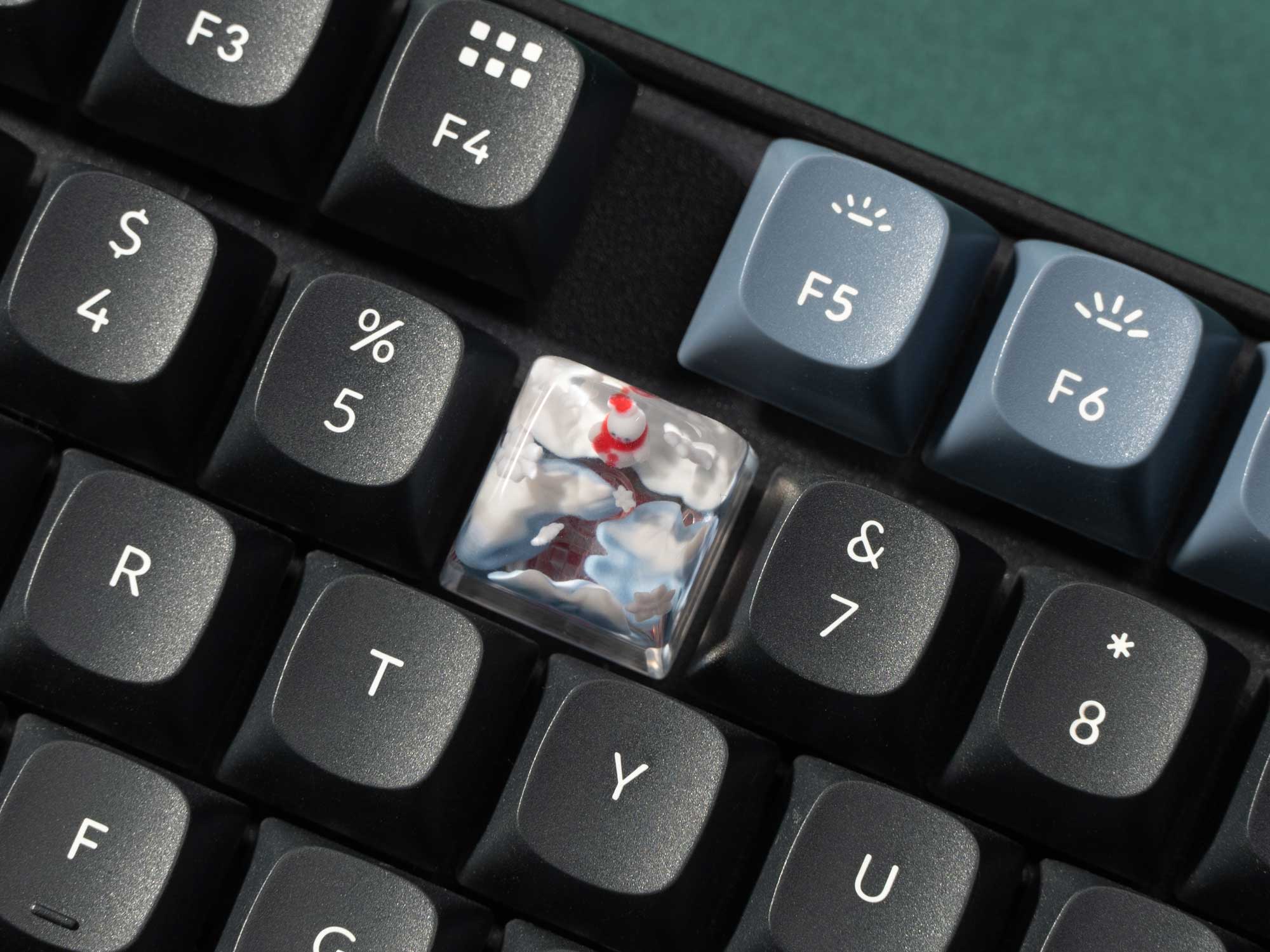 Snowman-Resin-Artisan-Keycap